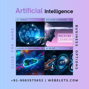 AI Business Solutions Website Designing - Webelets